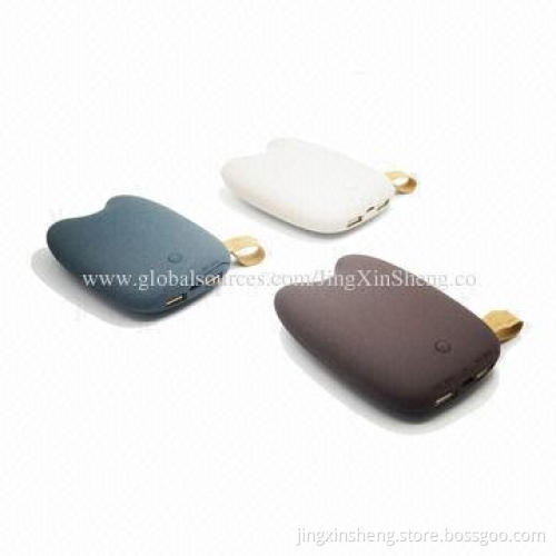 Dual USB Ports Power Bank for iPad 3, iPhone, HTC, Samsung and Nokia with 7,800mAh Capacity
